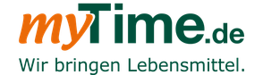 Logo von MyTime.de, Online-Geschäft für Weine und Lebensmittel.