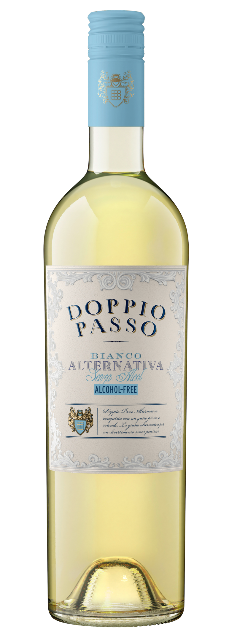 Flasche Bianco Alternativa Doppio Passo, alkoholfreie Frische.